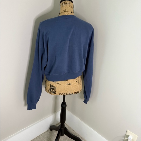 Wild Fable Navy Blue Women's Sweatshirt - Picture 3 of 5